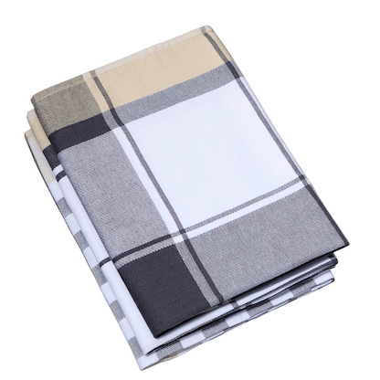 Artikelbild für Dyckhoff Geschirrtücher Karo grau 50 x 70 cm, 3 St., Artikelnummer 500183