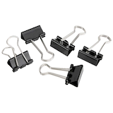 Artikelbild 1 für Gowi Foldbackklammern schwarz 1,9 cm, 12 St., Artikelnummer 721401