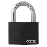 Artikelbild 1 für ABUS Vorhängeschloss myLock T65AL/40 schwarz, 1 St., Artikelnummer 551578