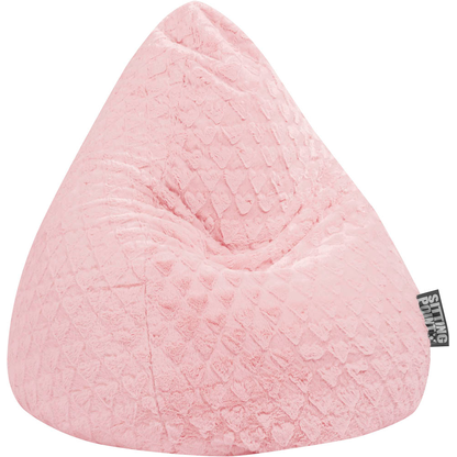 Artikelbild für SITTING POINT FLUFFY HEARTS XL Sitzsack rose, Artikelnummer 589061