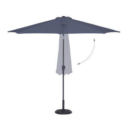 Artikelbild 8 für relaxdays Sonnenschirm rund, anthrazit neigbar Ø 300,0 cm, 1 St., Artikelnummer 768982