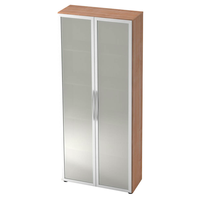 Artikelbild für HAMMERBACHER Altus Vitrine nussbaum 4 Fachböden, Artikelnummer 966010