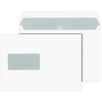 Artikelbild für MAILmedia Briefumschläge DIN C5 mit Fenster weiß haftklebend 500 St., Artikelnummer 251633