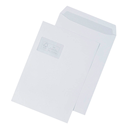 Artikelbild 2 für MAILmedia Versandtaschen DIN C4 mit Fenster weiß 100 St., Artikelnummer 351744