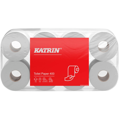 Artikelbild 3 für KATRIN Toilettenpapier 400 2-lagig Recyclingpapier, 48 Rollen, Artikelnummer 301301