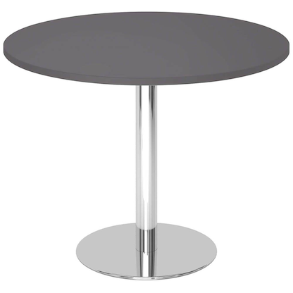 Artikelbild für HAMMERBACHER Bistrotisch rund Spanplatte grafit 100,0 x 100,0 x 74,0 cm, 1 St., Artikelnummer 379218