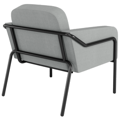 Artikelbild 3 für medso powered by PAPERFLOW Sessel MEDSO L Rund grau schwarz Stoff 75,0 x 74,3 x 73,6 cm, 1 St., Artikelnummer 522718