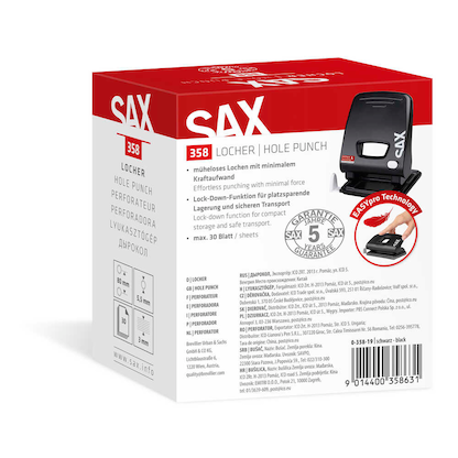 Sax Locher sax design Locher EasyPro 358 M schwarz, 1 St. | office discount
