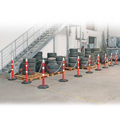 Artikelbild 3 für WIHEDÜ Absperrpfosten weiß/rot, 10 St., Artikelnummer 744916