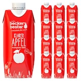 Artikelbild 1 für beckers bester KLARER APFEL Direktsaft 12x 0,33 l, Artikelnummer 652816