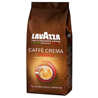 Artikelbild für LAVAZZA CAFFÈ CREMA classico Kaffeebohnen, Arabica- und Robustabohnen kräftig, 500,0 g, Artikelnummer 610030