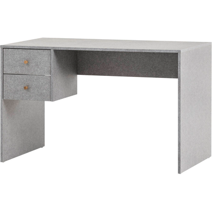 Artikelbild 5 für MÖBELPARTNER Jonte Schreibtisch grau rechteckig, Wangen-Gestell grau 117,0 x 67,0 cm, Artikelnummer 650412