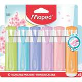 Artikelbild 1 für maped Fluo Peps pastell Textmarker farbsortiert, 6 St., Artikelnummer 260329