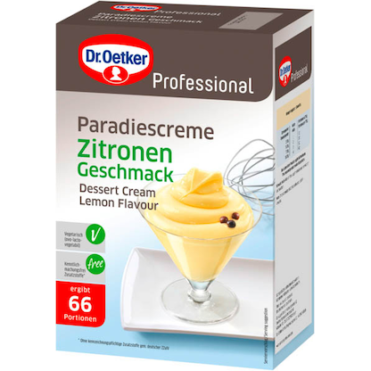Artikelbild für Dr. Oetker Paradiescreme Zitrone 1,0 kg, 1 St., Artikelnummer 576916