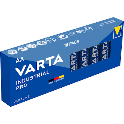 Artikelbild für VARTA Batterien INDUSTRIAL Alkali-Mangan Mignon AA 1,5 V, 10 St., Artikelnummer 583240