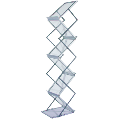 Artikelbild für update displays Prospektständer silber DIN A4 6 Fächer 28,0 x 35,0 x 150,0 cm, 1 St., Artikelnummer 563231