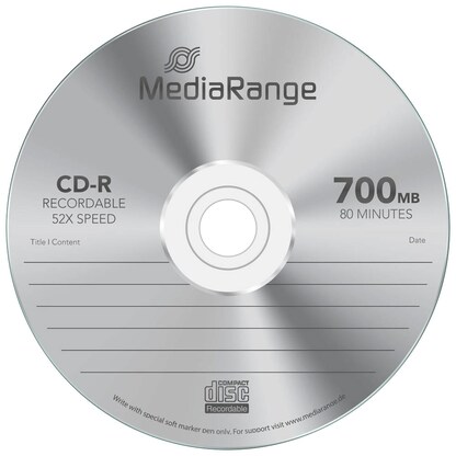 Artikelbild 3 für MediaRange CD-R 700 MB, 50 St., Artikelnummer 715151