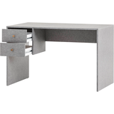 Artikelbild 1 für MÖBELPARTNER Jonte Schreibtisch grau rechteckig, Wangen-Gestell grau 117,0 x 67,0 cm, Artikelnummer 650412