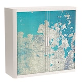 Artikelbild 1 für PAPERFLOW easyOffice Industrial Rollladenschrank 61836 2 Fachböden 110,0 x 41,5 x 104,0 cm, Artikelnummer 209456