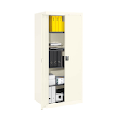 Artikelbild 1 für mauser Stahlschrank entero BF6 - 9010/9010 reinweiß 4 Fachböden 95,0 x 60,0 x 195,0 cm, aufgebaut, 1 St., Artikelnummer 258614