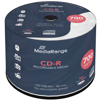 Artikelbild 4 für MediaRange CD-R 700 MB, 50 St., Artikelnummer 715151