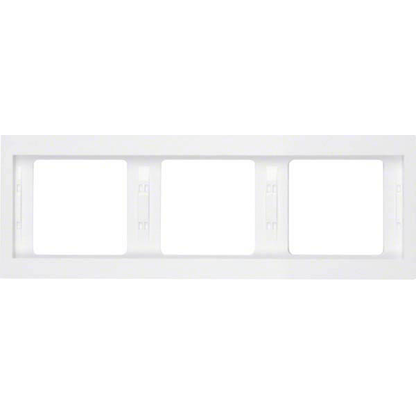 Artikelbild für BERKER 3-fach Steckdosenrahmen weiß 22,3 x 8,1 cm, 1 St., Artikelnummer 175996