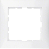 Artikelbild 1 für BERKER 1-fach Steckdosenrahmen weiß 8,1 x 8,1 cm, 1 St., Artikelnummer 176208