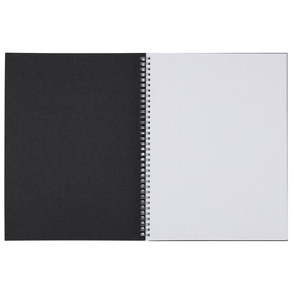 Artikelbild 3 für BRUNNEN Notizbuch Premium Wire DIN A4 punktkariert, schwarz Hardcover 192 Seiten, 1 St., Artikelnummer 264339