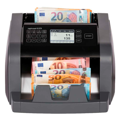 Artikelbild 2 für ratiotec Banknotenzähler rapidcount S 575, 1 St., Artikelnummer 799027