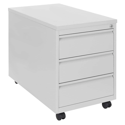 Artikelbild für Gürkan Rollcontainer lichtgrau 3 Auszüge 46,0 x 79,0 x 62,0 cm, Artikelnummer 473009