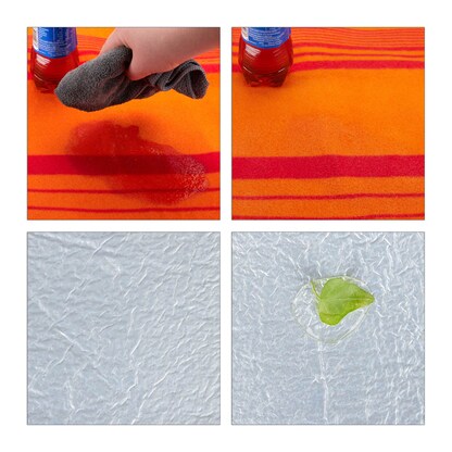 Artikelbild 5 für relaxdays Picknickdecke isoliert orange/rot 200,0 x 200,0 cm, 1 St., Artikelnummer 449043