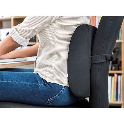 Artikelbild 2 für Maximex Rückenstütze für Bürostuhl verstellbar schwarz für Bürostühle, 1 St., Artikelnummer 693017