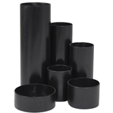 Artikelbild 1 für M&M Stiftehalter Schreibtisch-Boy schwarz Polystyrol 6 Fächer 12,9 x 13,9 x 14,7 cm, Artikelnummer 326807