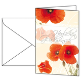 Artikelbild 1 für SIGEL Glückwunschkarten Mohnblumen DS003 DIN A6, 10 St., Artikelnummer 157099