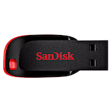 Artikelbild 1 für SanDisk USB-Stick Cruzer Blade schwarz, rot 32 GB, 1 St., Artikelnummer 765842