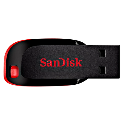 Artikelbild für SanDisk USB-Stick Cruzer Blade schwarz, rot 128 GB, 1 St., Artikelnummer 162584