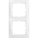 Artikelbild 1 für BERKER 2-fach Steckdosenrahmen weiß 15,2 x 8,1 cm, 1 St., Artikelnummer 176119