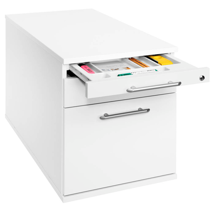 Artikelbild 5 für HAMMERBACHER Solid Rollcontainer weiß 3 Auszüge 42,8 x 80,0 x 51,2 cm, Artikelnummer 350874