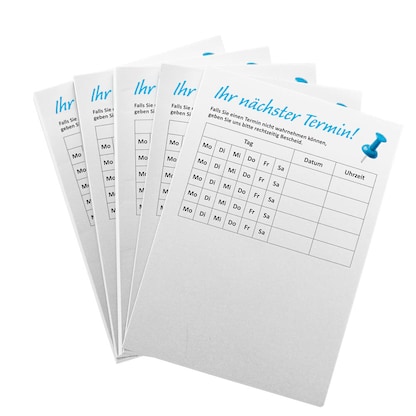 Artikelbild für grau Terminblöcke grau DIN A7, ca. 100 Blatt, 5 Blöcke, Artikelnummer 245478