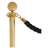 Artikelbild 1 für Showdown® Displays Absperrkordel Stoff schwarz, gold 150,0 cm, Artikelnummer 670109