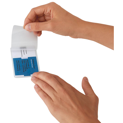 Artikelbild 3 für LEITZ Laminierfolien glänzend für Visitenkartenformat 125 micron, 100 St., Artikelnummer 122606