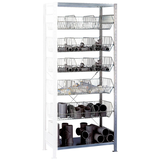 Artikelbild 1 für SCHULTE Anbauregal 13675 silber, verzinkt 100,0 x 50,0 x 230,0 cm, Artikelnummer 855054