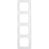 Artikelbild 1 für BERKER 4-fach Steckdosenrahmen weiß 29,4 x 8,1 cm, 1 St., Artikelnummer 176246