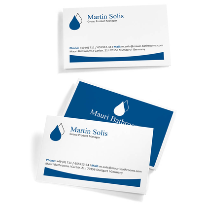 Artikelbild 3 für office discount Visitenkarten matt weiß 175 g/qm, 250 St., Artikelnummer 570432