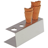 Artikelbild 1 für APS Eistütenhalter silber 9,5 x 27,0 cm, 1 St., Artikelnummer 196976