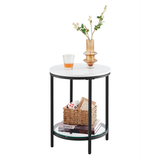 Artikelbild 1 für VASAGLE Beistelltisch rund Spanplatte weiß 45,0 x 45,0 x 55,0 cm, 1 St., Artikelnummer 290538