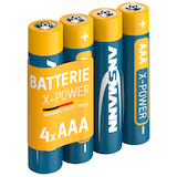 Artikelbild 1 für ANSMANN Batterien X-POWER Alkali-Mangan Micro AAA 1,5 V, 4 St., Artikelnummer 584789