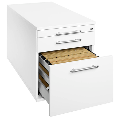 Artikelbild 7 für HAMMERBACHER Solid Rollcontainer weiß 3 Auszüge 42,8 x 80,0 x 51,2 cm, Artikelnummer 350874