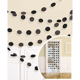 Artikelbild 1 für amscan® Hängegirlanden Glitzer schwarz 6 St., Artikelnummer 995783