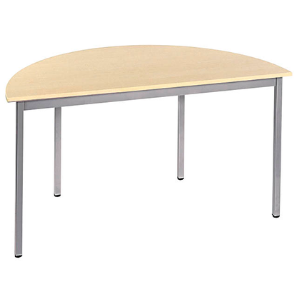 Artikelbild für SODEMATUB Mehrzwecktisch ahorn, alu halbrund, Vierkantrohr alu, 140,0 x 70,0 x 74,0 cm, Artikelnummer 969972